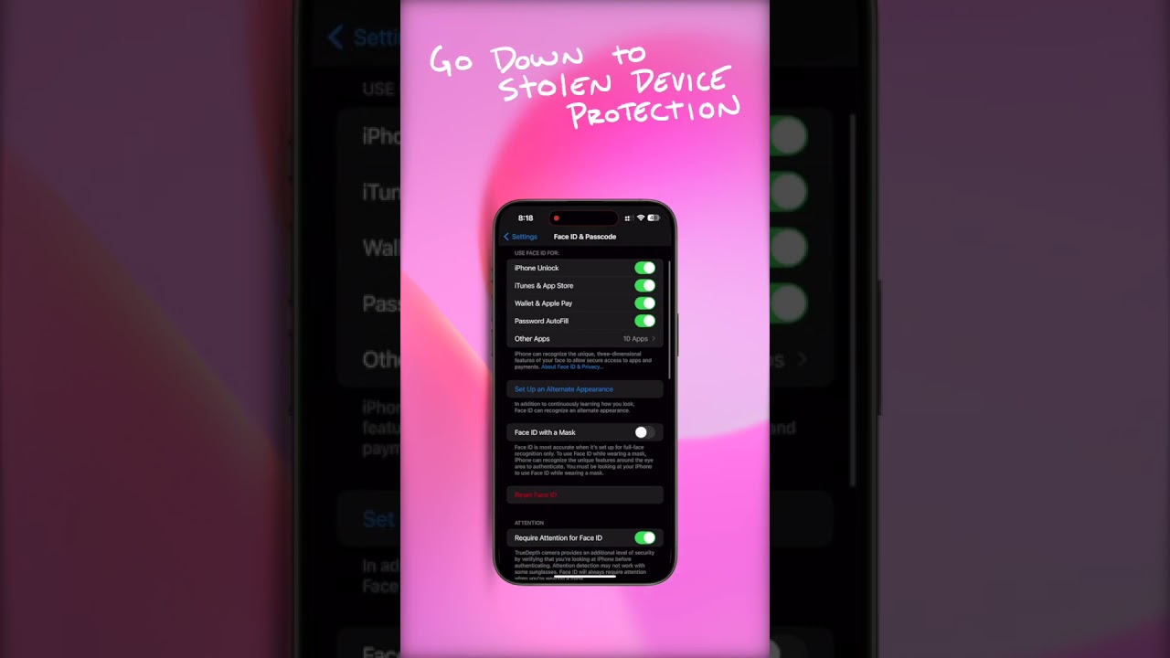 MacRumors-style iPhone security tutorial presented inside an iPhone mockup